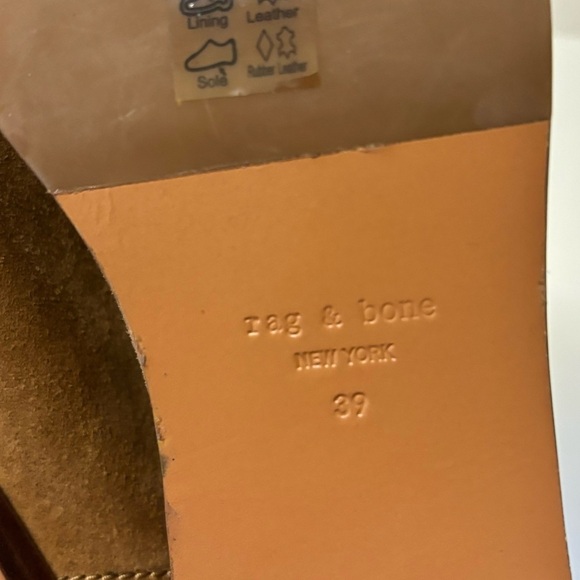 rag & bone ICONS Hazel Suede Chelsea Boots Sz 39 Ankle Comfort Walking